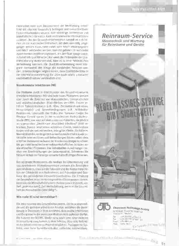 Vorschauseite 2: Hygiene- Transparenz