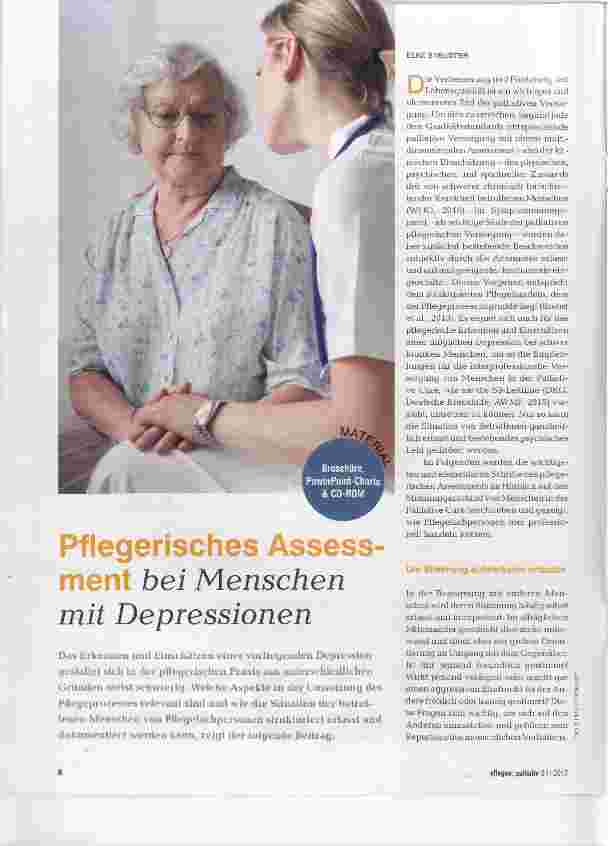 Vorschauseite 1: Pflegerisches Assessment bei Menschen mit Depressionen