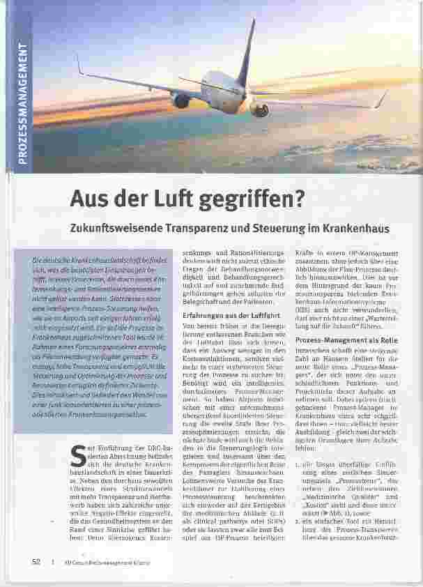 Vorschauseite 1: Aus der Luft gegriffen?