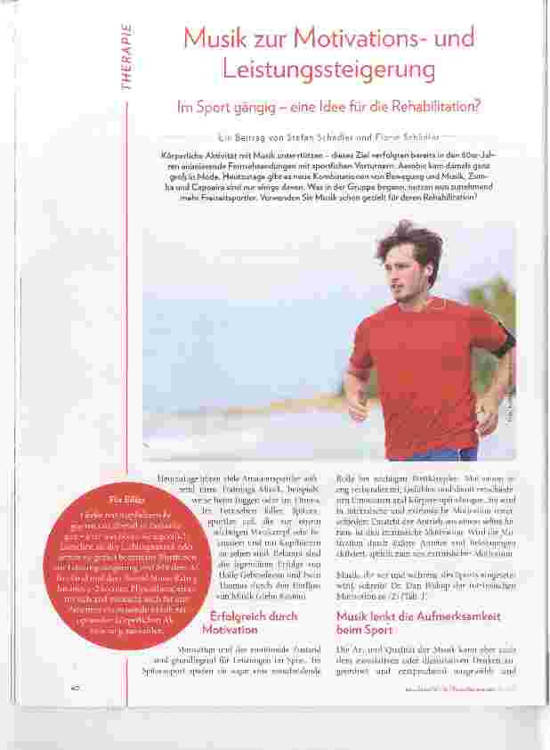 Vorschauseite 1: Musik zur Motivationsund Leistungssteigerung