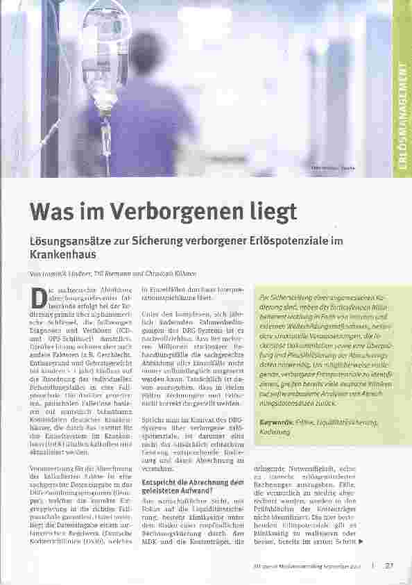 Vorschauseite 1: Was im Verborgenen liegt