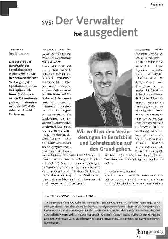 Vorschauseite 1: SVS: Der Verwalter hat ausgedient