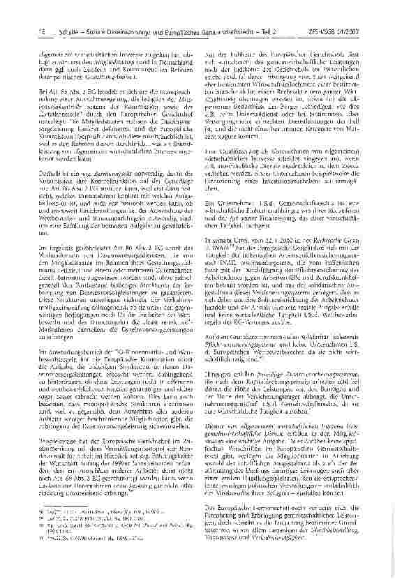 Vorschauseite 4: Soziale Daseinsvorsorge und Europäisches Gemeinschaftsrecht - Teil 2