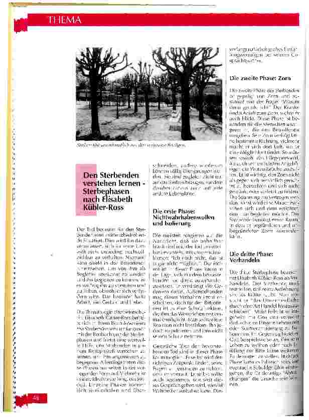 Vorschauseite 3: Das biblische Menschenbild als Richtschnur für Sterbebegleitung