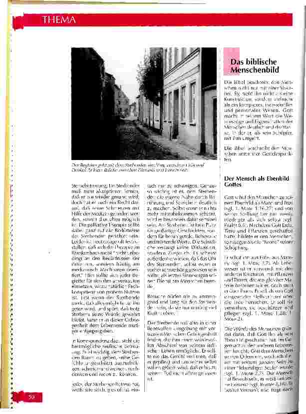 Vorschauseite 5: Das biblische Menschenbild als Richtschnur für Sterbebegleitung