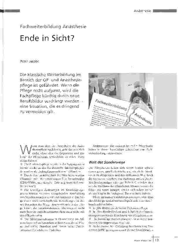 Vorschauseite 1: Ende in Sicht?
