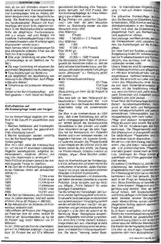 Vorschauseite 2: Worin liegen die Chancen für die Krankenpflege in der Zukunft