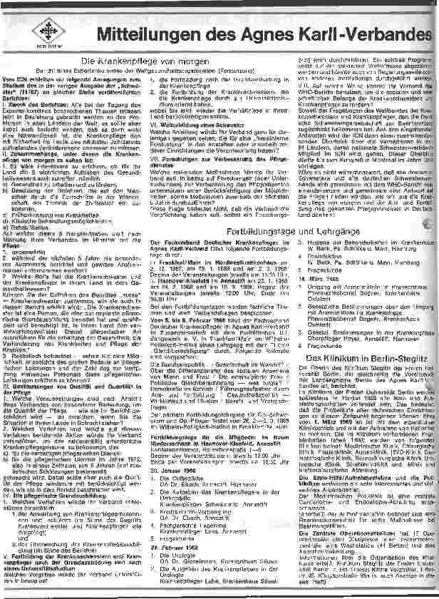 Vorschauseite 1: Krankenpflege von morgen