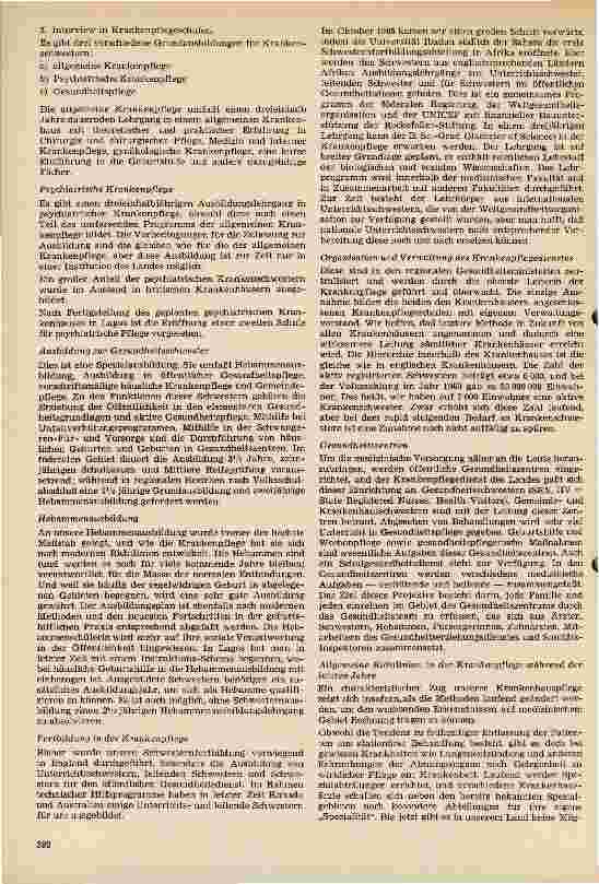 Vorschauseite 2: Krankenpflege in Nigeria