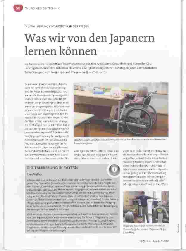 Vorschauseite 1: Was wir von den Japanern lernen können