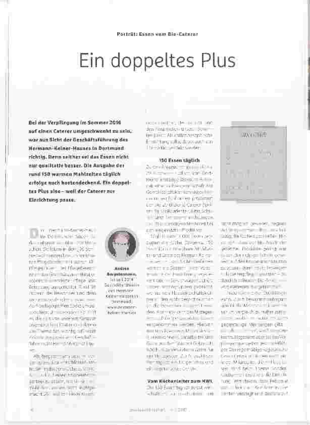 Vorschauseite 1: Ein doppeltes Plus