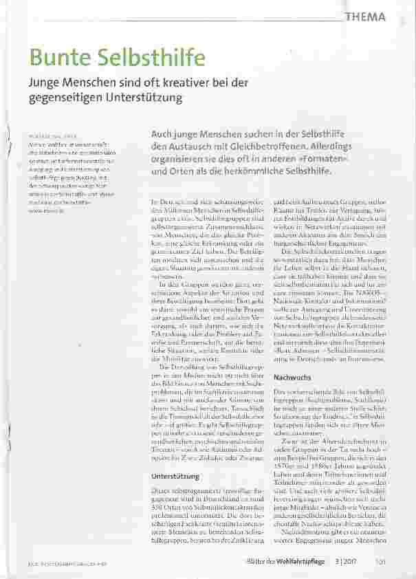Vorschauseite 1: Bunte Selbsthilfe