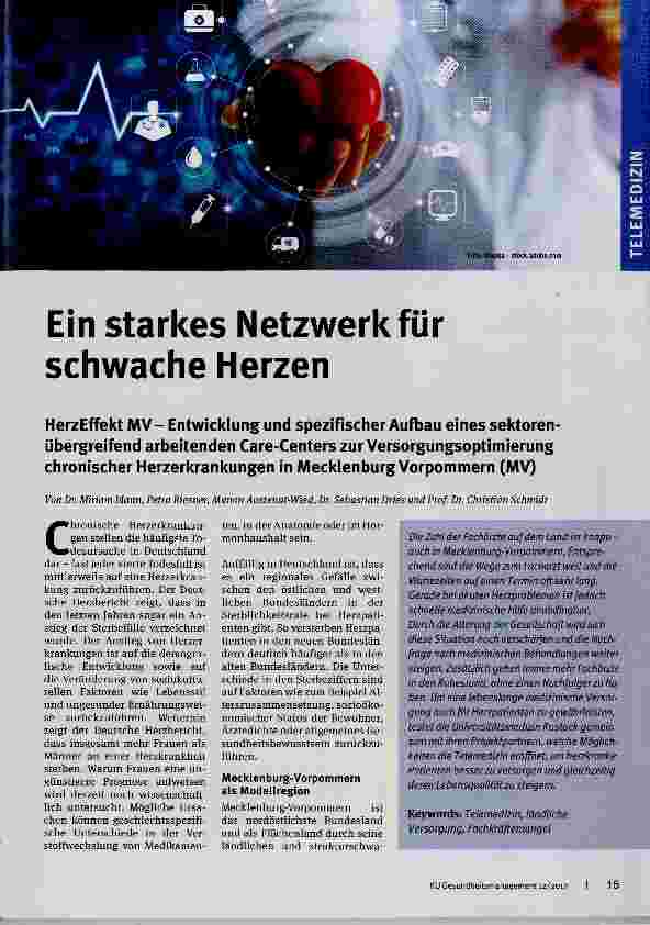 Vorschauseite 1: Ein starkes Netzwerk für schwache Herzen