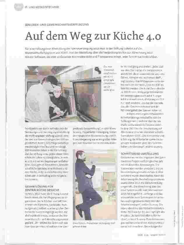 Vorschauseite 1: Auf dem Weg zur Küche 4.0