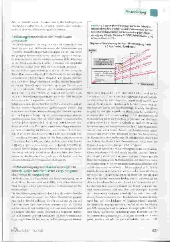 Vorschauseite 4: Notfallversorgung 2. 0: Reform von Organisation und Finanzierung