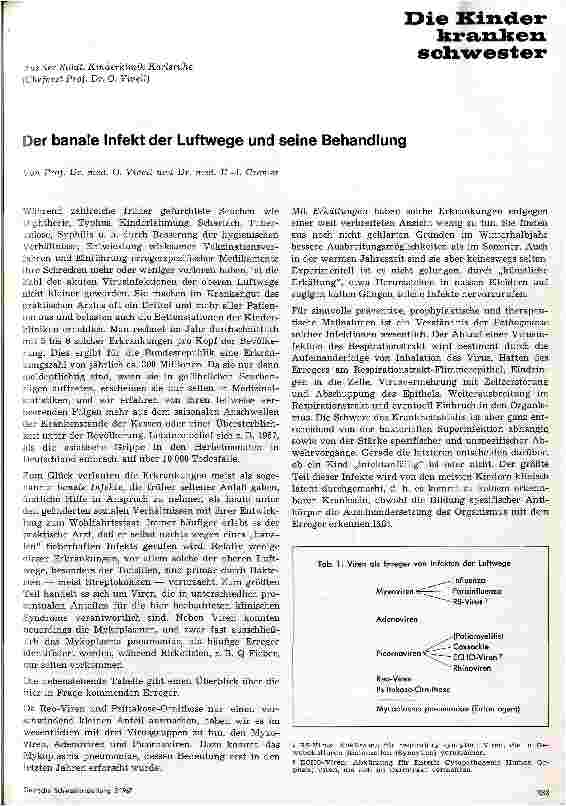 Vorschauseite 1: Der banale Infekt der Luftwege und seine Behandlung