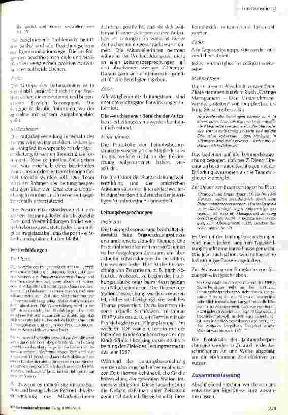 Vorschauseite 3: Kommunikationsstrukturen eines Leitungsteams Moderne Managementinstrumente in der Pflege