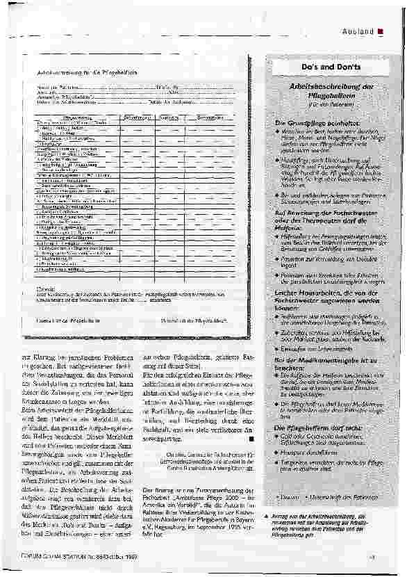 Vorschauseite 2: Dos and Donts Wie Fachkräfte und HelferInnen zusammenarbeiten