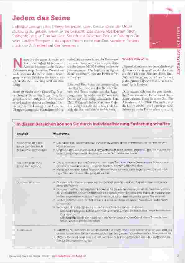 Vorschauseite 1: Jedem das Seine