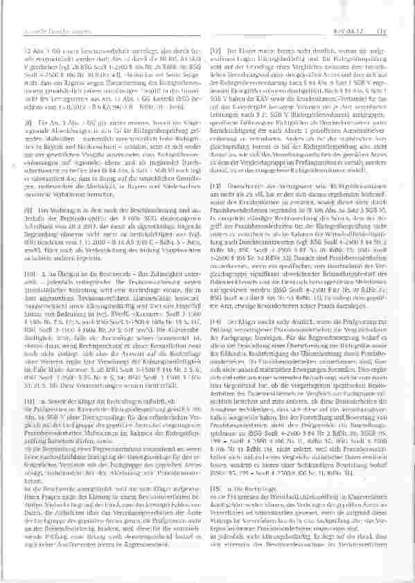 Vorschauseite 2: Richtgrößenregress