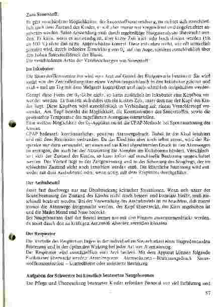 Vorschauseite 2: Die Asphyxie, ihre Ursachen, die Behandlung und die Pflege