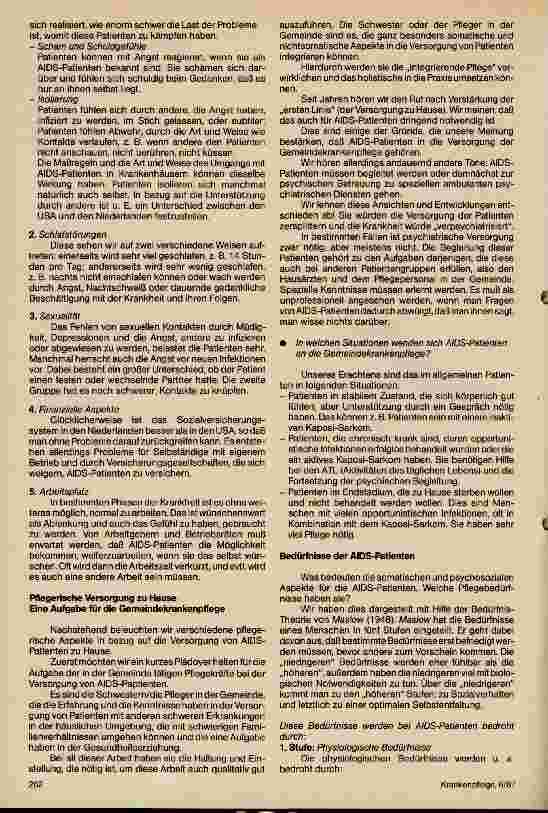 Vorschauseite 3: Pflegerische Versorgung von AIDS-Patienten zu Hause,, Weiß die ......