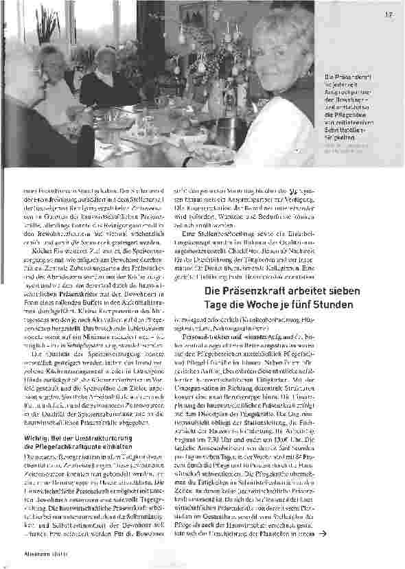 Vorschauseite 2: Ressourcen bündeln - neue Stellen schaffen