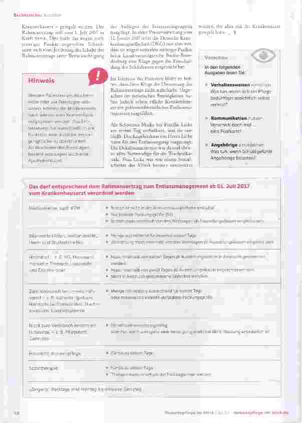 Vorschauseite 2: Pannenfreies Entlassmanagement