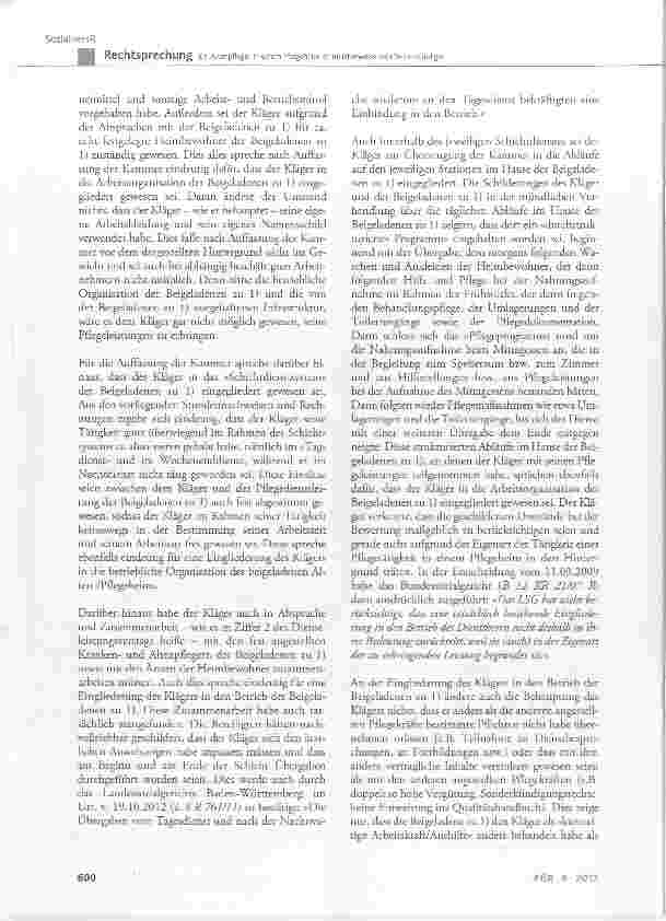Vorschauseite 6: Ein Altenpfleger in einem Pflegeheim ist üblicherweise kein Selbstständiger