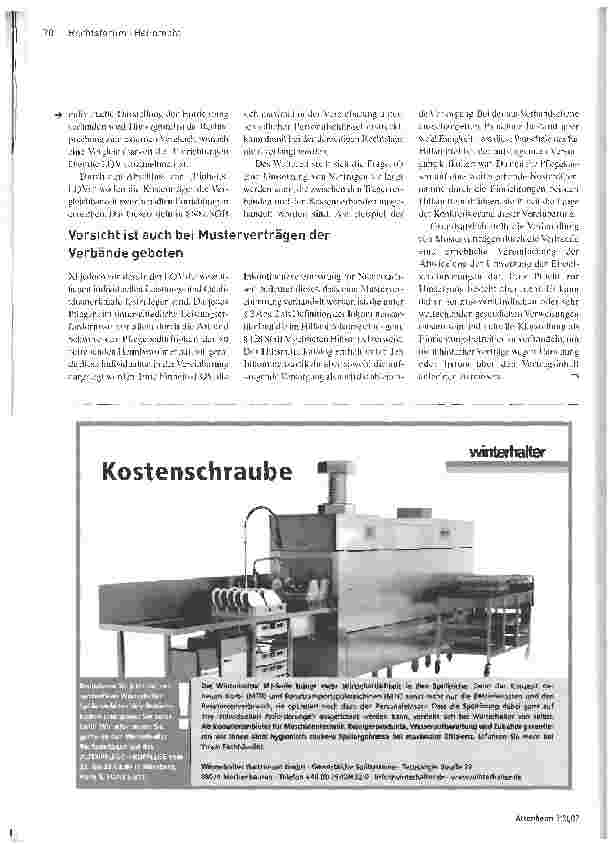 Vorschauseite 2: Diktat oder Vertragsfreiheit?