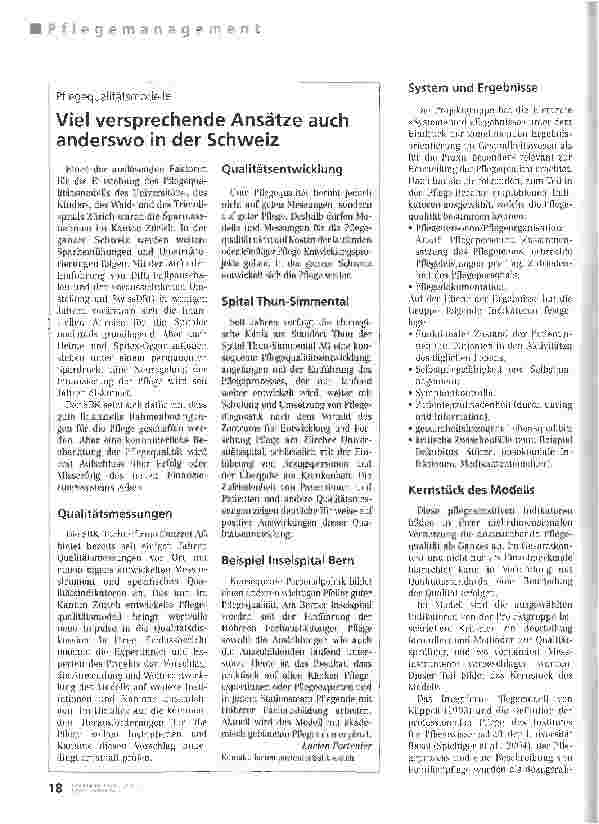Vorschauseite 2: Pflegequalität abbilden und überprüfen