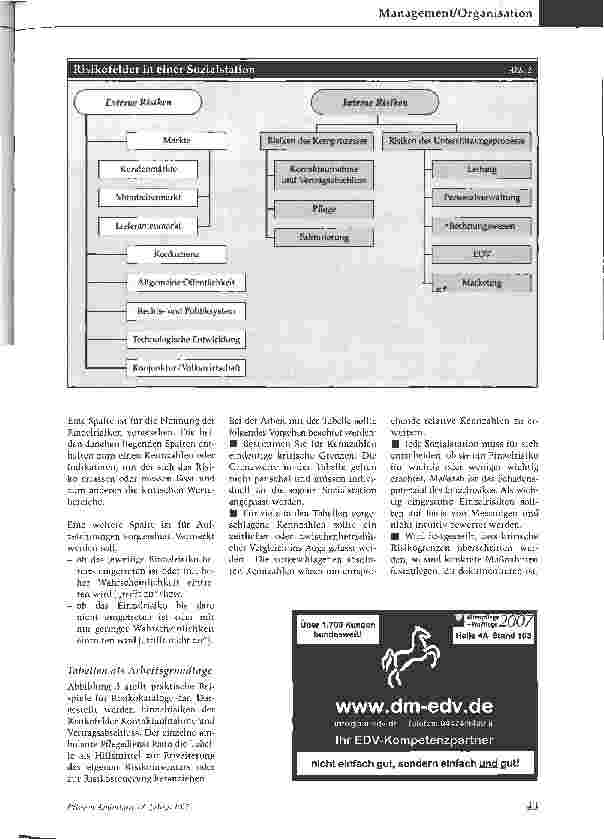 Vorschauseite 3: Gefahren richtig einschätzen - Risikomanagement am Beispiel einer Sozialstation