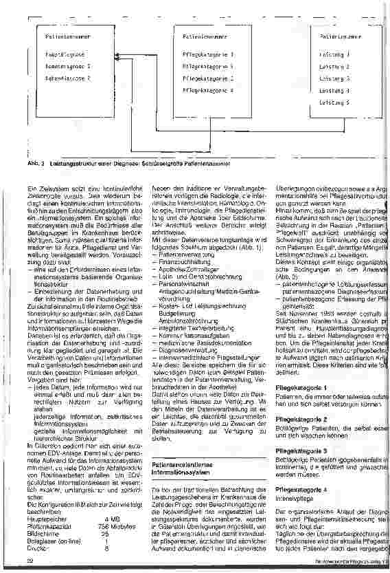 Vorschauseite 2: Elektronische Datenverarbeitung in der Krankenpflege 10. Folge: Beispiel Städt. Krankenhaus Gütersloh