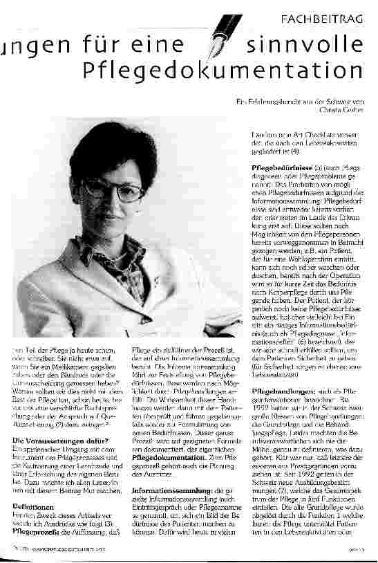 Vorschauseite 2: Voraussetzungen für eine sinnvolle Pflegedokumentation
