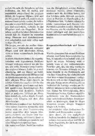 Vorschauseite 5: Möglichkeiten der Kooperation zwischen Krankenpflege, Gemeindekrankenpflege und Altenpflege
