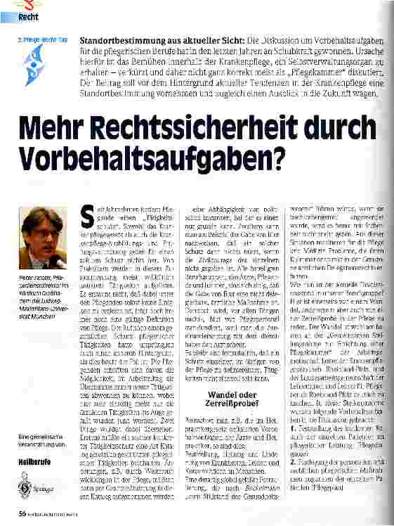 Vorschauseite 1: Mehr Rechtssicherheit durch Vorbehaltsaufgaben?
