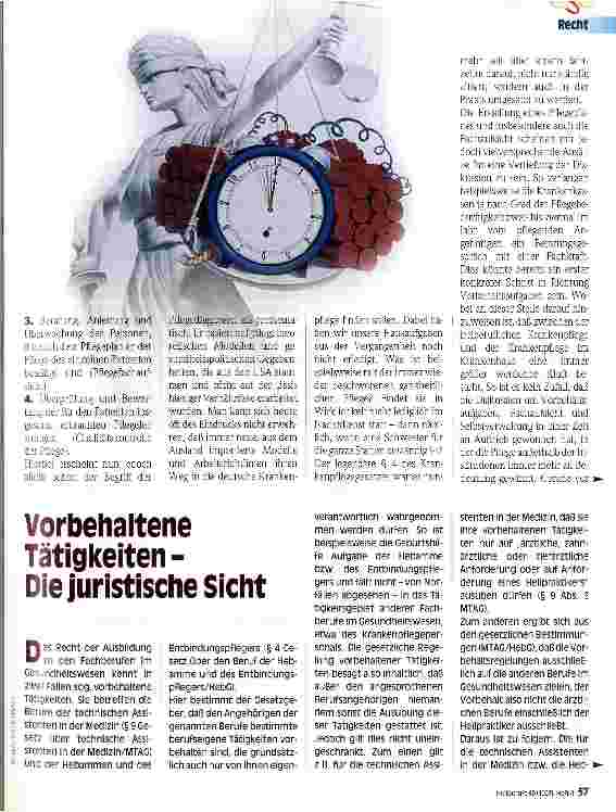 Vorschauseite 2: Mehr Rechtssicherheit durch Vorbehaltsaufgaben?