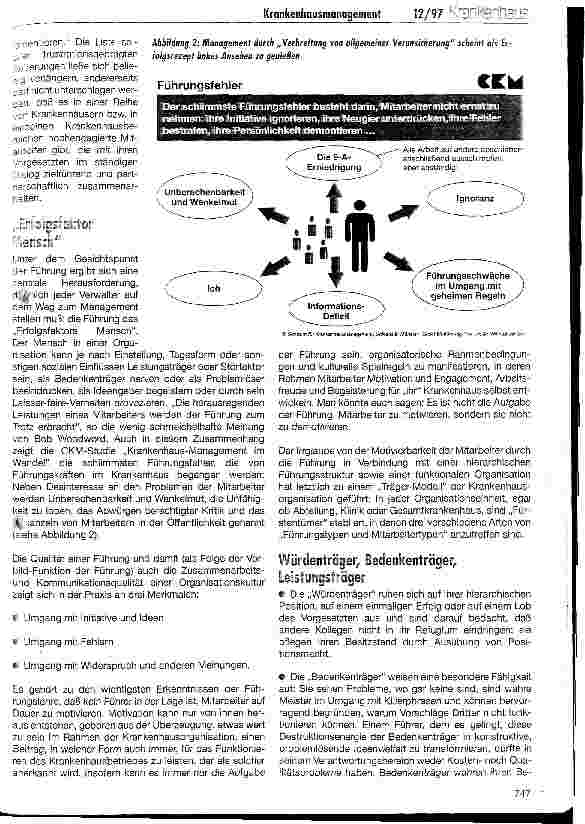 Vorschauseite 3: Leistungsorientierte Führungsstrukturen aus Sicht des Krankenhausmanagements Gibt es moderne Führungsstrukturen?