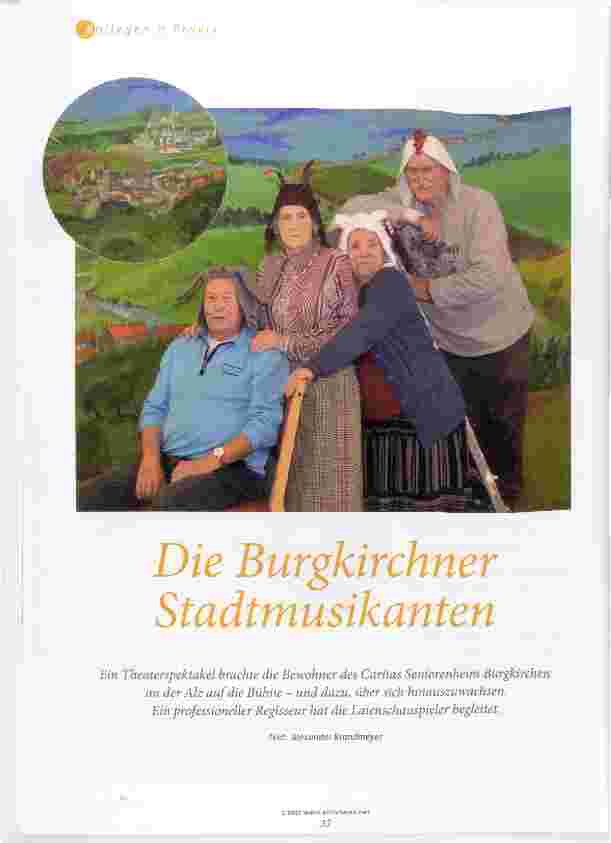 Vorschauseite 1: Die Burgkirchner Stadtmusikanten