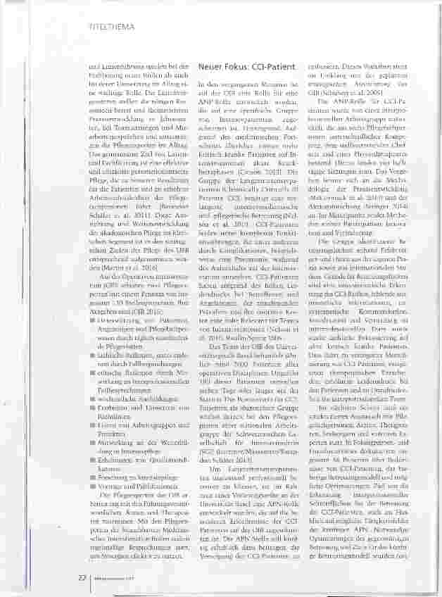Vorschauseite 2: Das Ziel: Langzeitintensivpatienten besser versorgen