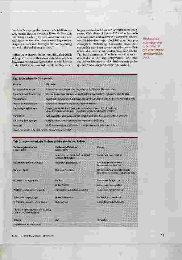 Vorschauseite 2: Der Obstipation Vorbeugen