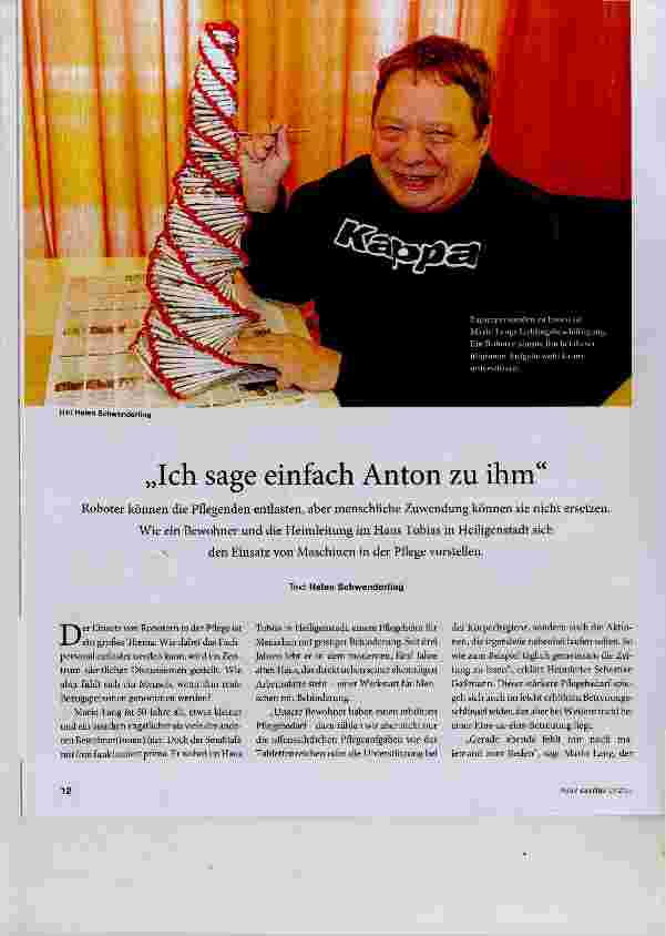 Vorschauseite 1: Ich sage einfach Anton zu ihm