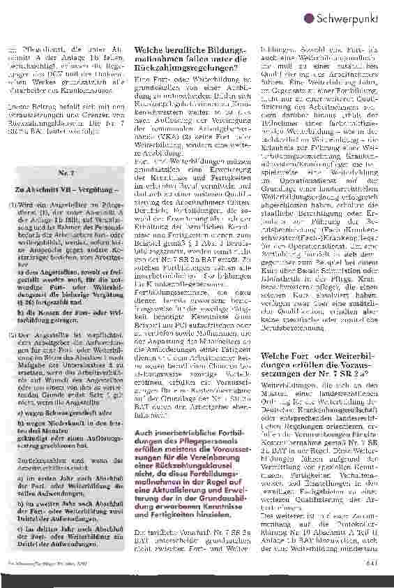 Vorschauseite 2: Voraussetzungen und Grenzen von Rückzahlungsklauseln für Fortund Weiterbildungen im Krankenhaus