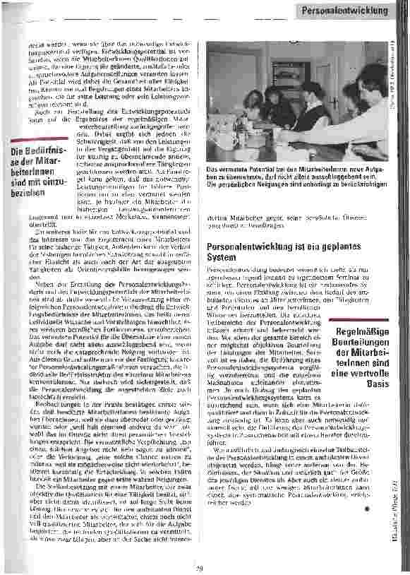Vorschauseite 5: Irgend jemand irgendwann zu schulen reicht nicht Durch gezielte Personalentwicklung können Pflegedienste erfolgreicher arbeiten