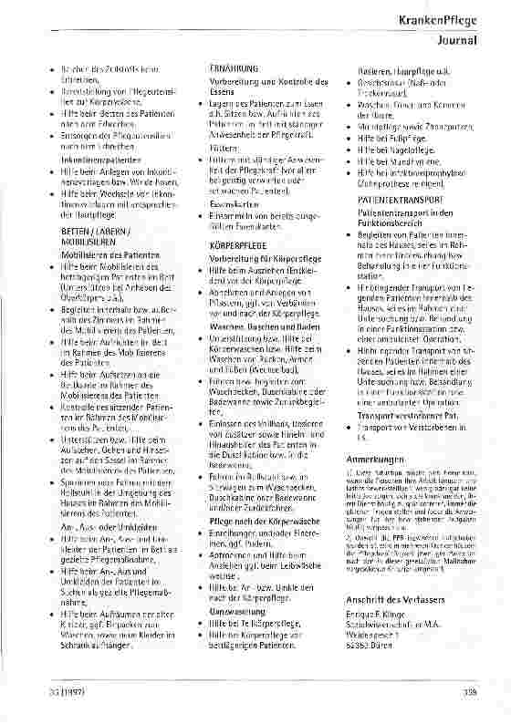 Vorschauseite 4: Einarbeitung von Aushilfspersonal - ein wichtiger Beitrag zur Entlastung der examinierten Pflegekräfte