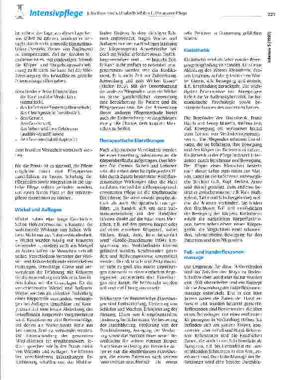 Vorschauseite 4: Die andere Pflege - Möglichkeiten der erweiterten Pflegemethoden auf der Intensivstation