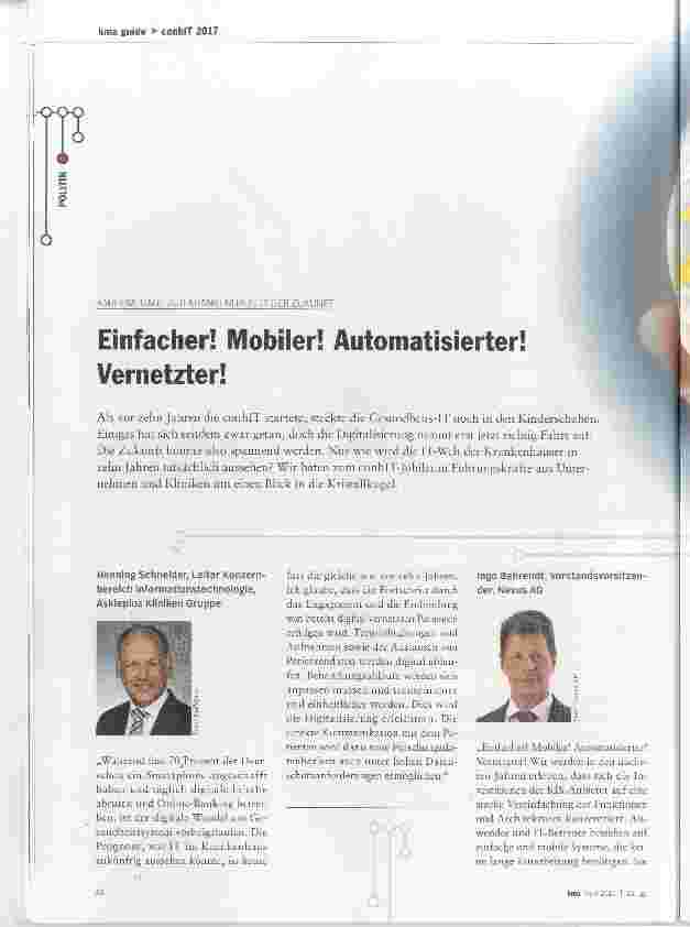 Vorschauseite 1: Einfacher! Mobiler! Automatisierter! Vernetzter!