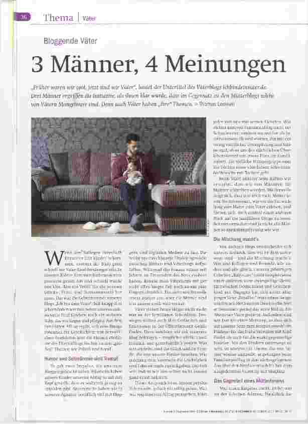 Vorschauseite 1: 3 Männer, 4 Meinungen