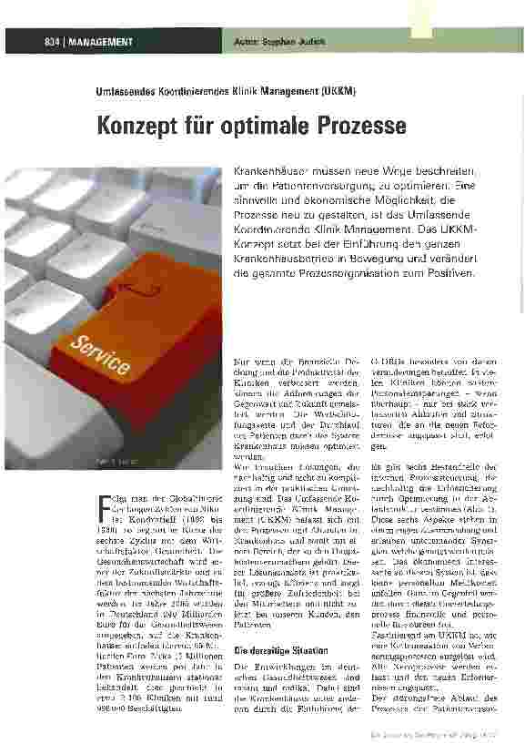 Vorschauseite 1: Konzept für optimale Prozesse