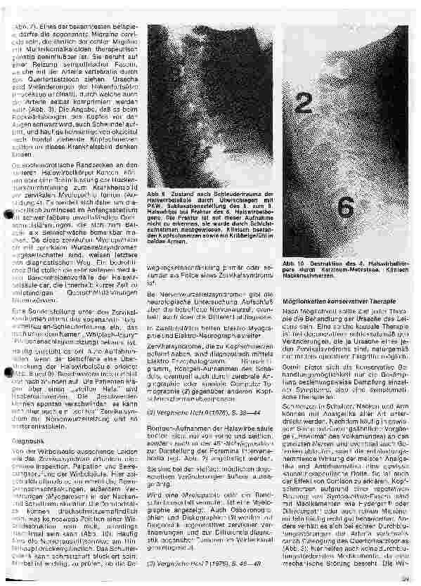 Vorschauseite 4: Themen aus der Neurochirurgie 5. Folge: Das Zervikalsymdrom